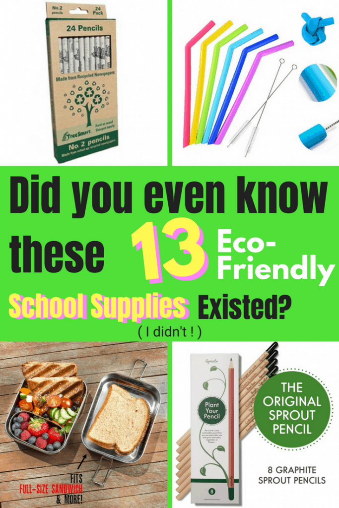 13 Eco-Friendly School Supplies