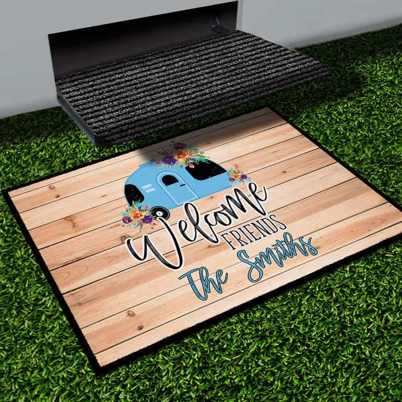 RV storage solutions outdoor rug