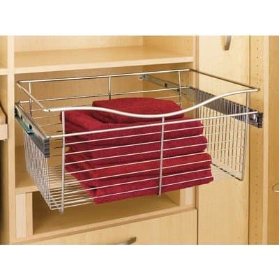 Closet slide out drawer
