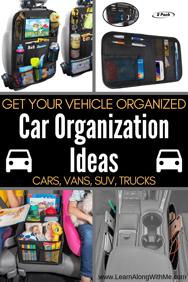 Car Organization Ideas - organizing car tips and ideas. You spend a lot of time in your car so these 7 car organization ideas should help you.