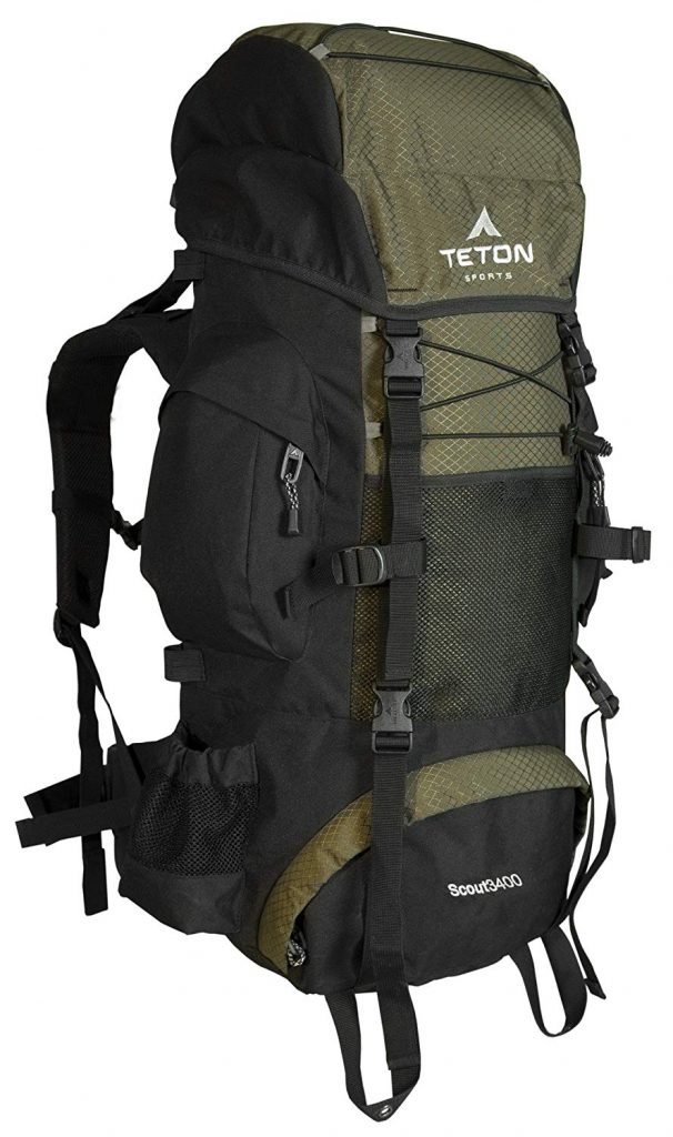 Hiking Gear internal frame backpack