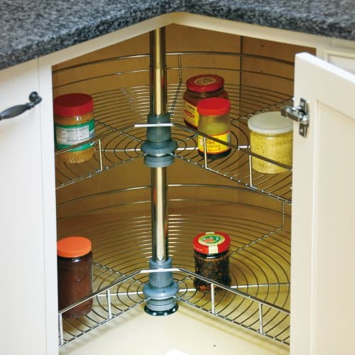 Kitchen Cabinet Organizers - lazy susans wire rack