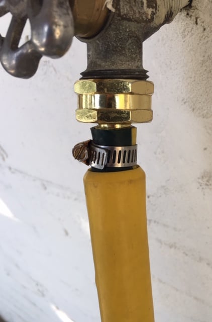 How to fix a garden hose - check your connection for leaks after fixing
