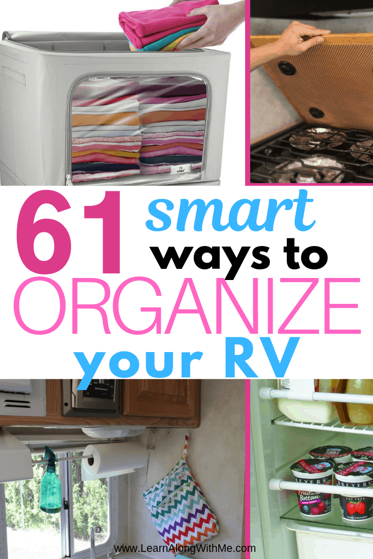 44 Cheap And Easy Ways To Organize Your RV/Camper