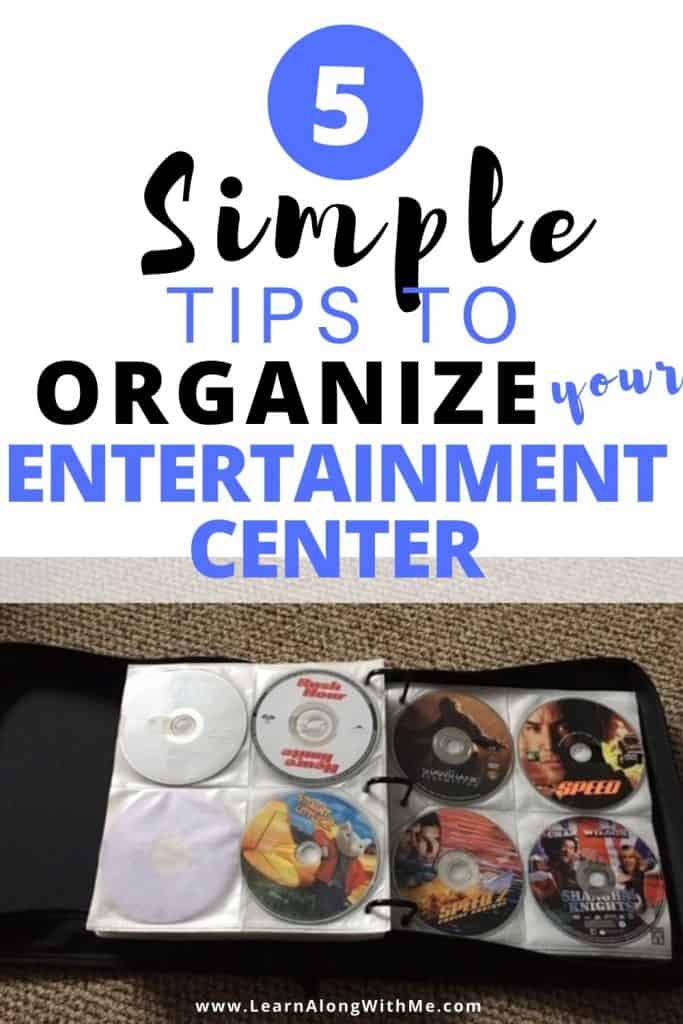 How to organize your entertainment center (5 simple tips)