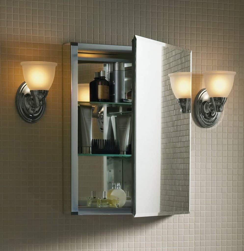 Medicine cabinet can help you get stuff out of your bathroom drawers.