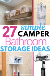 RV bathroom storage ideas