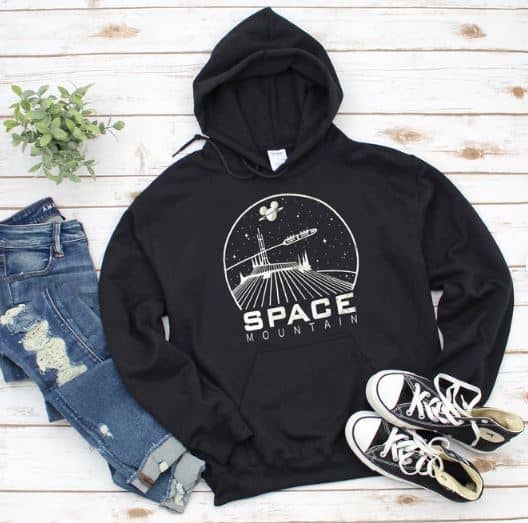 Disney Shirts for Women - A very cool Space Mountain hoodie