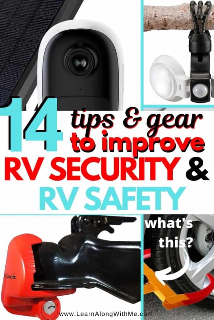 RV security tips and RV safety tips and gear to help you have a safe RV'ing experience.
