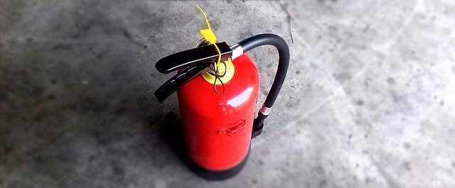 Fall Home maintenance tip - make sure your fire extinguishers are charged, and make sure your smoke detectors are working and within date