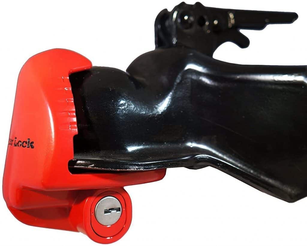 Trailer Coupler lock (hitch Lock) made by Master Lock