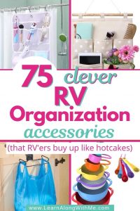 RV organization accessories