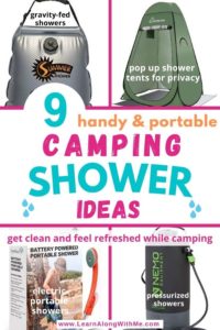 camping showers