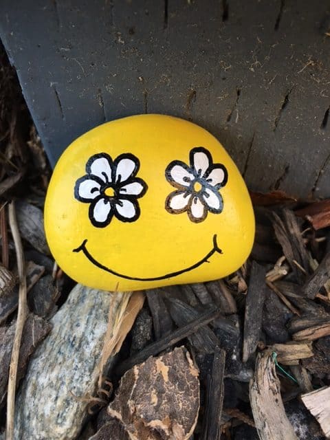 Rock painting is a fun thing to do while camping and doesn't require many supplies.