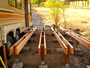 travel trailer campsite ideas