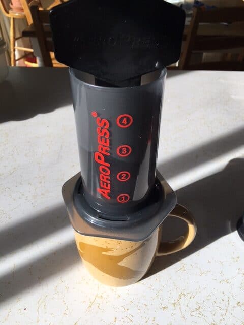 Aeropress coffee maker