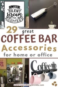 coffee bar accessories