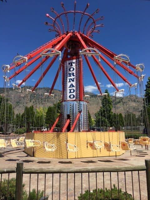 Tornado amusement ride at Rattlesnake canyon osoyoos BC