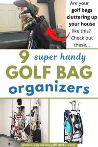 golf bag storage ideas