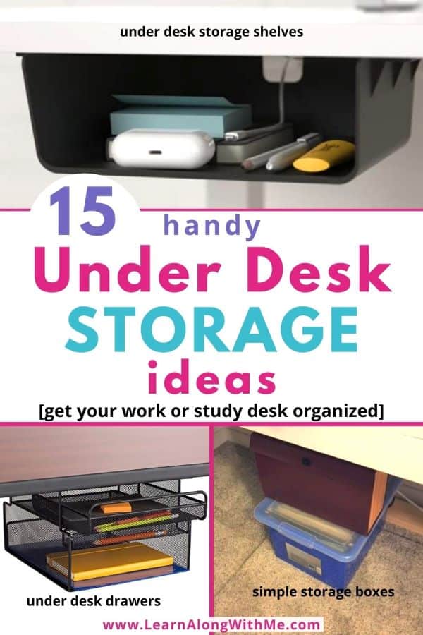 13 Under-Desk Storage Ideas to Tidy Up Your Office