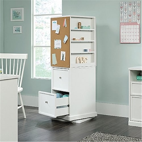 Craft Storage Tower with Swivel Base by Sauder. Like a Lazy Susan for crafts
