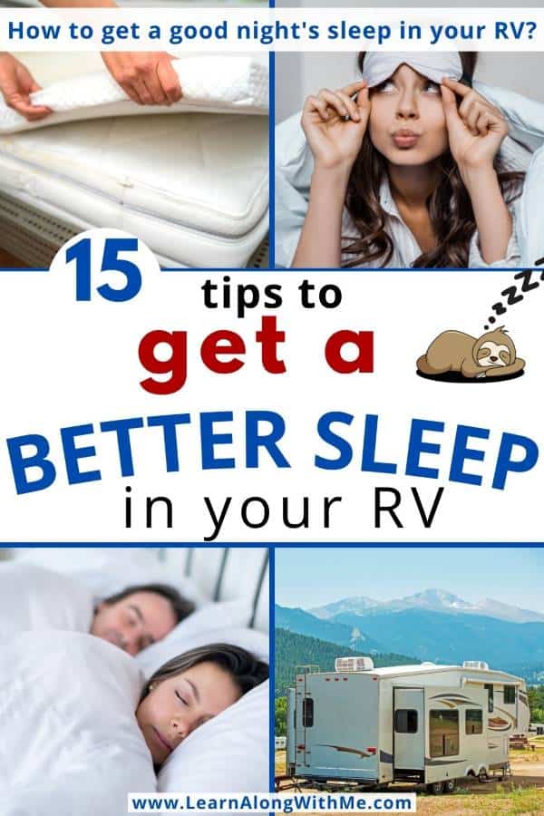 Get a good sleep in your RV - 15 tips to get a better sleep in your RV