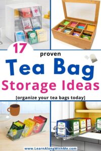 tea bag storage ideas