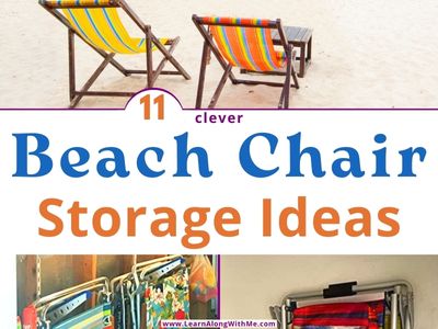 beach chair storage ideas