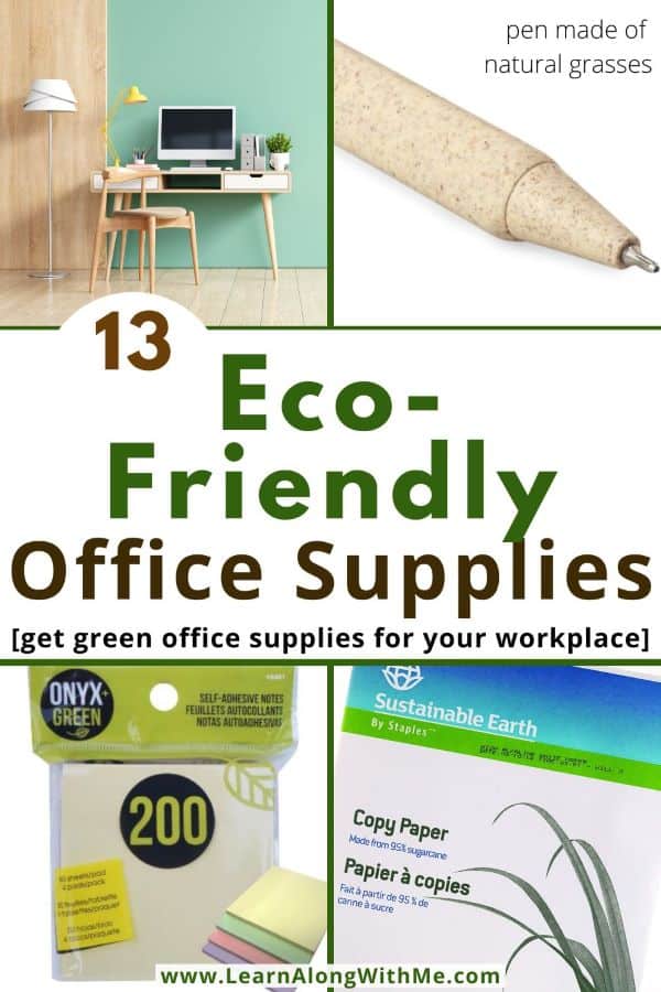 Eco Friendly office supplies - 13 options for green office supplies to make your office more sustainable