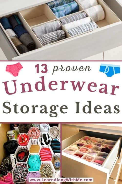 Underwear storage ideas - 13 proven ways to organize and store underwear