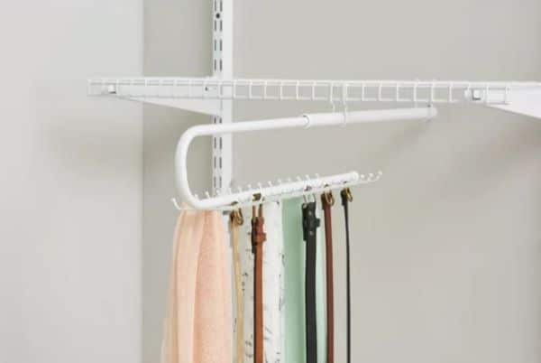 Sliding wire necktie organizer by Rubbermaid