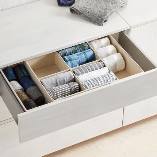Underwear storage ideas - an expandable drawer organizer from the Container Store