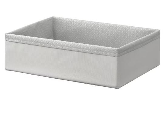 Underwear storage ideas - the BAXNA box from Ikea
