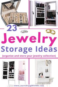 Jewelry storage ideas