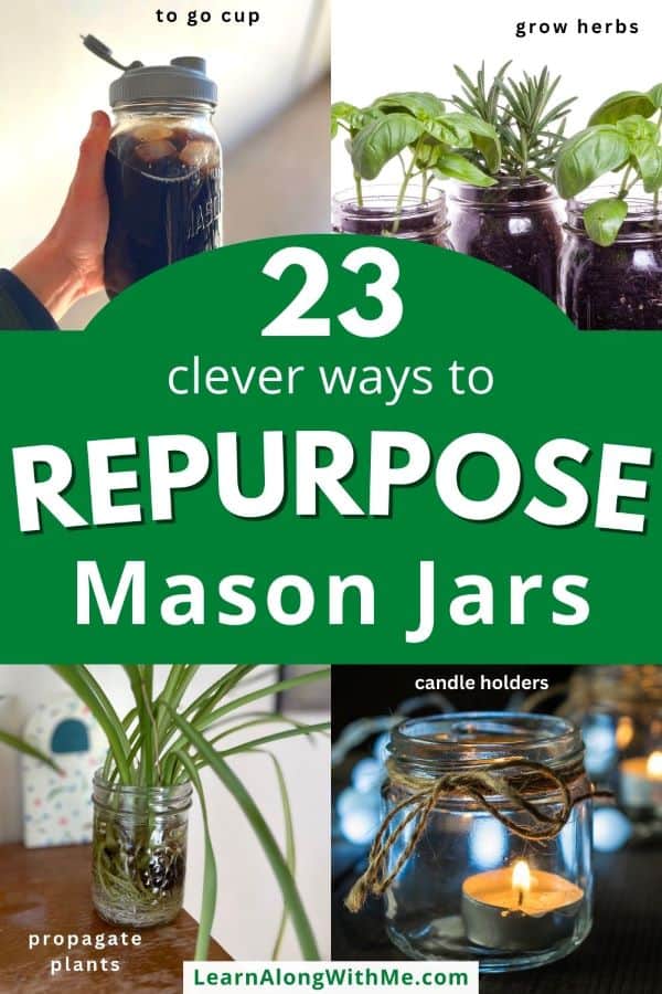 creative ways to repurpose mason jars
