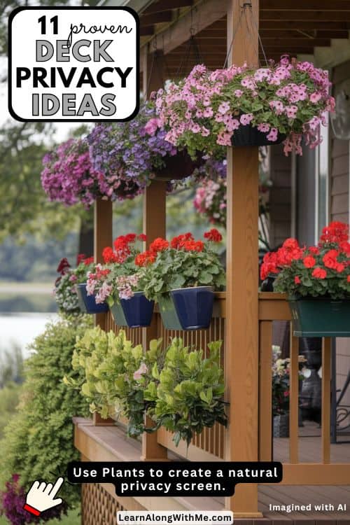 11 proven Raised Deck Privacy Ideas (2025) - Learn Along with Me