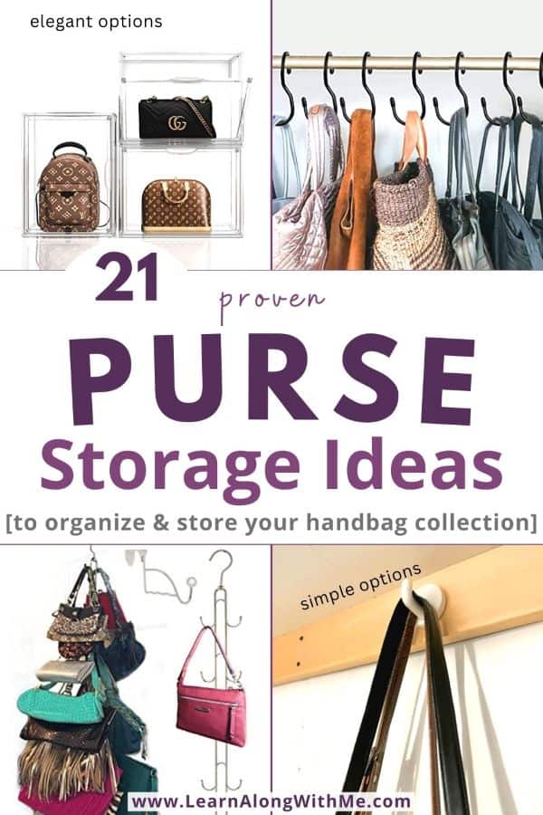 How To Store Purses In A Small Closet | Storables