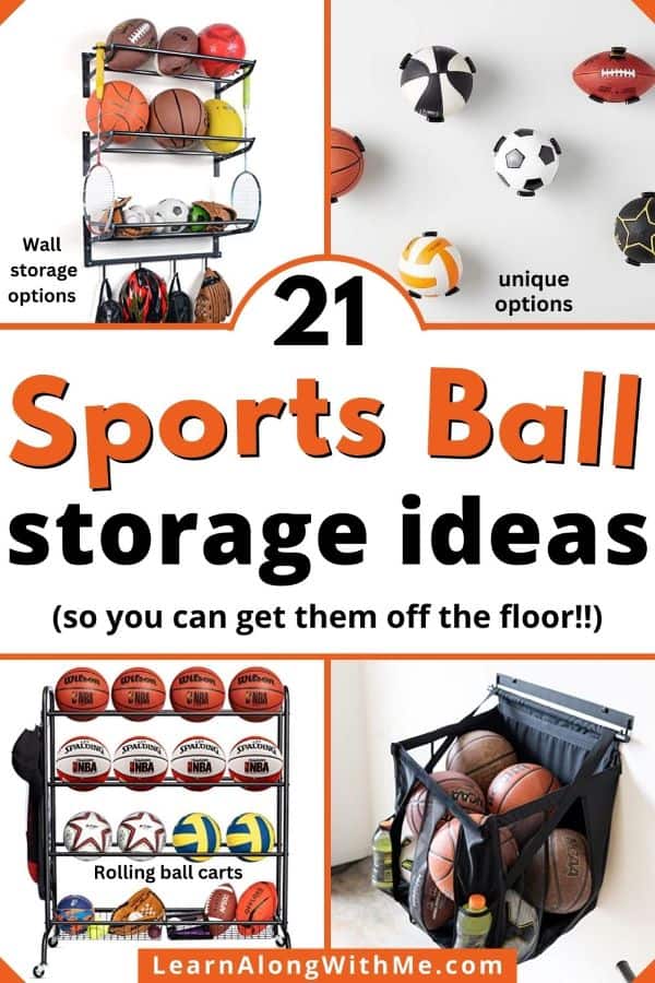 How to store balls - sports ball storage ideas