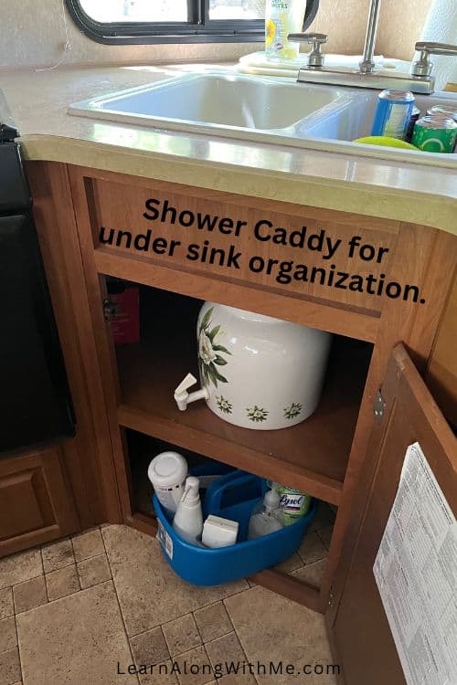 10 proven RV Storage Ideas using cheap Bins and Baskets - Learn Along ...