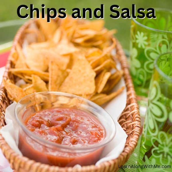 Tortilla chips and salsa