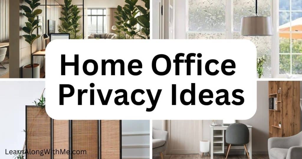 Home office privacy ideas to make your office more private and focused